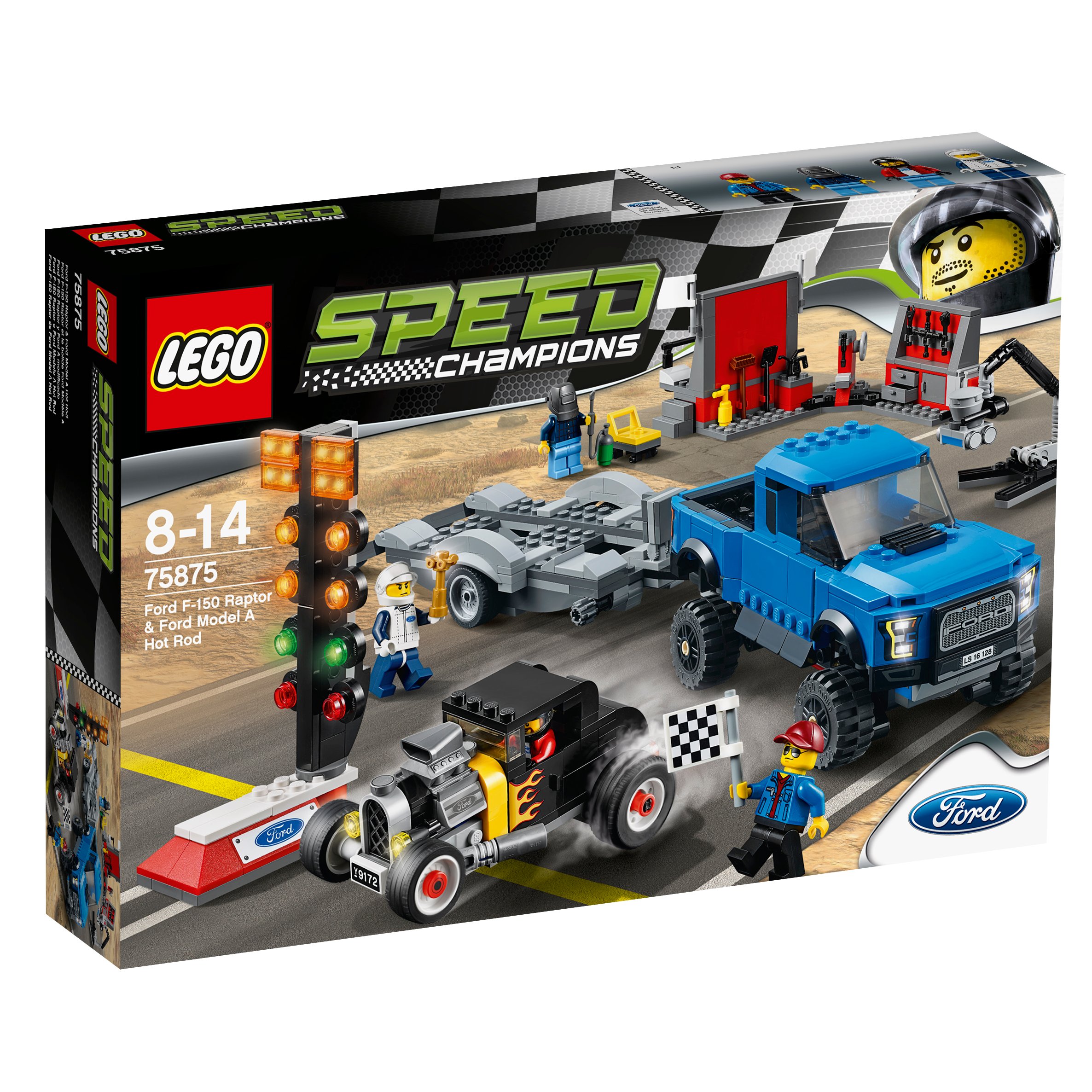 Lego 75875 Speed Champions Ford F-150 Raptor i Ford Model A Hot Rod Nowy