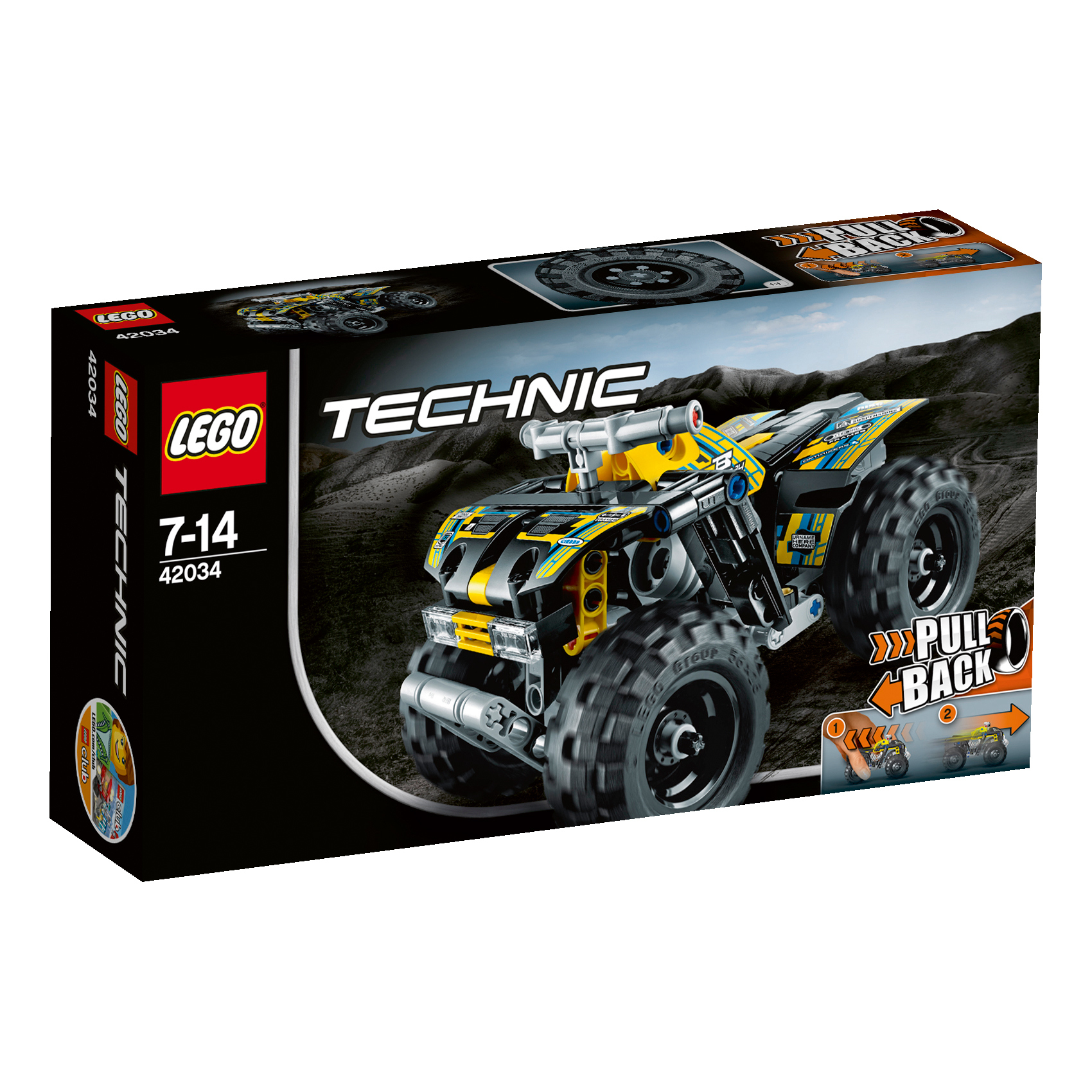 Lego 42034 Technic Quad, kład Unikat z 2015 roku