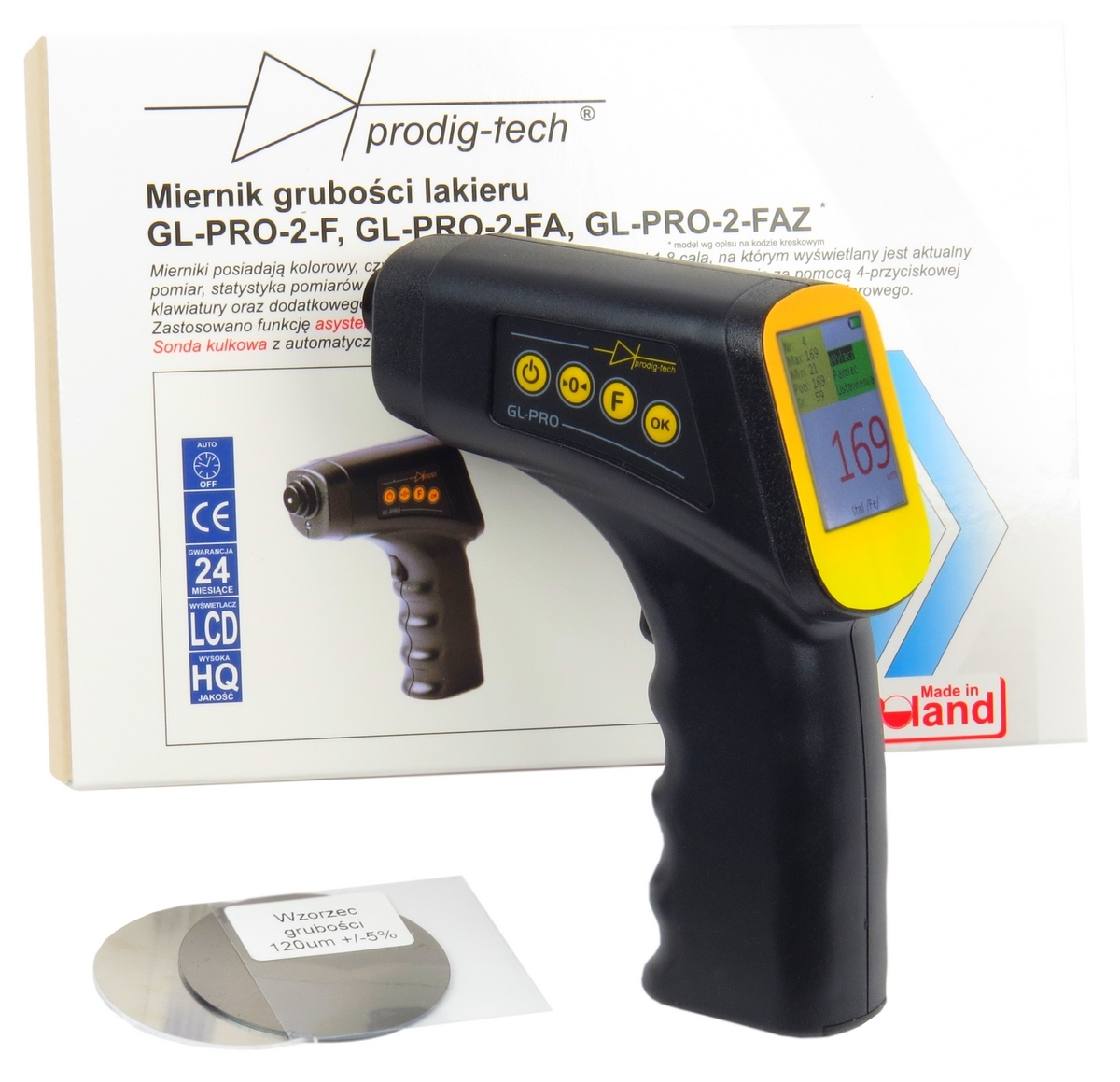 Merač Hrúbky Laku GL-PRO-2-FA