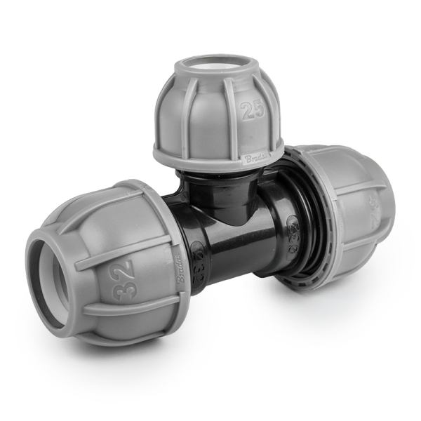 

Trójnik do rur Pe 32 20 32 mm PN10 Bradas 6905