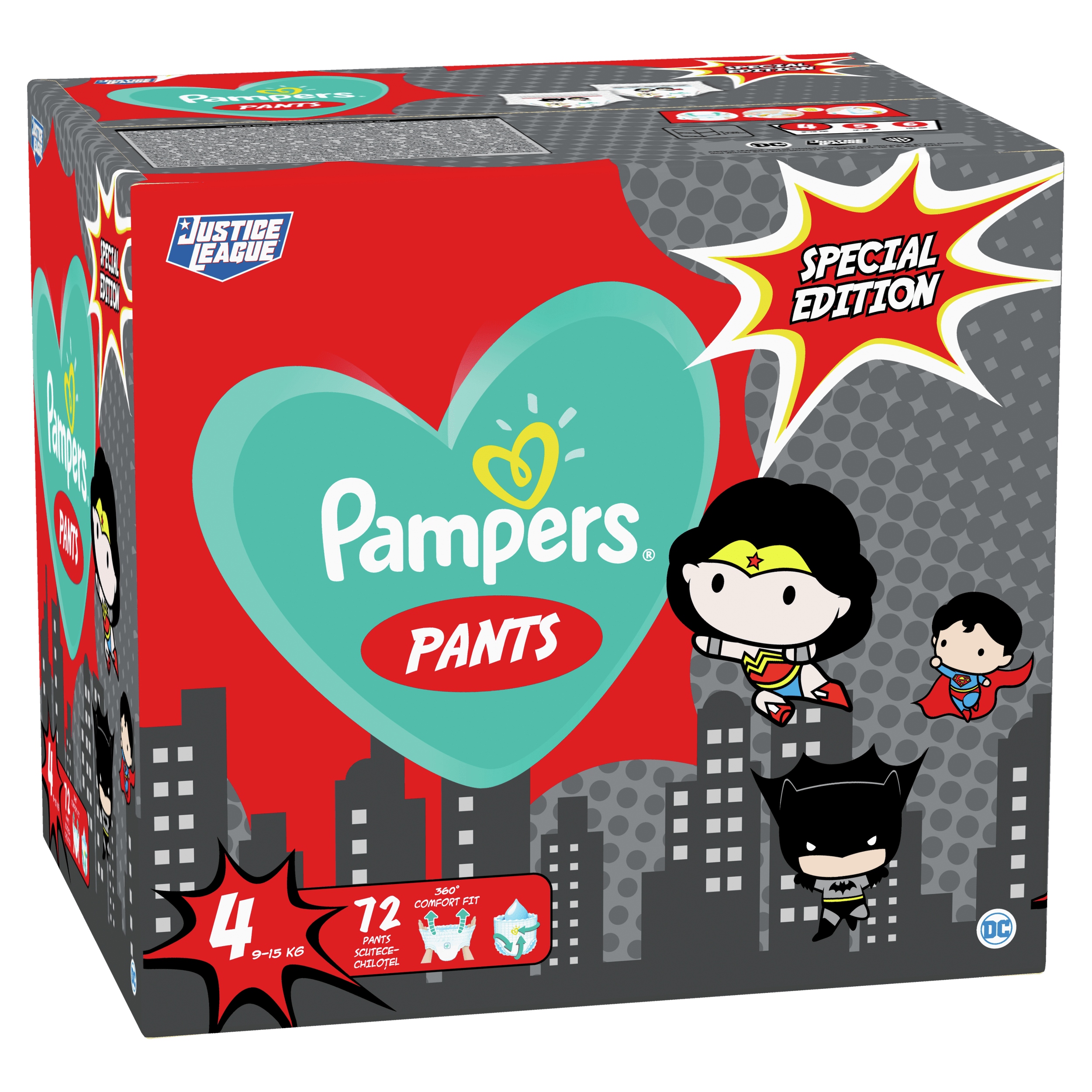 

Pampers Pieluchomajtki, Rozmiar 4 72 Sztuk