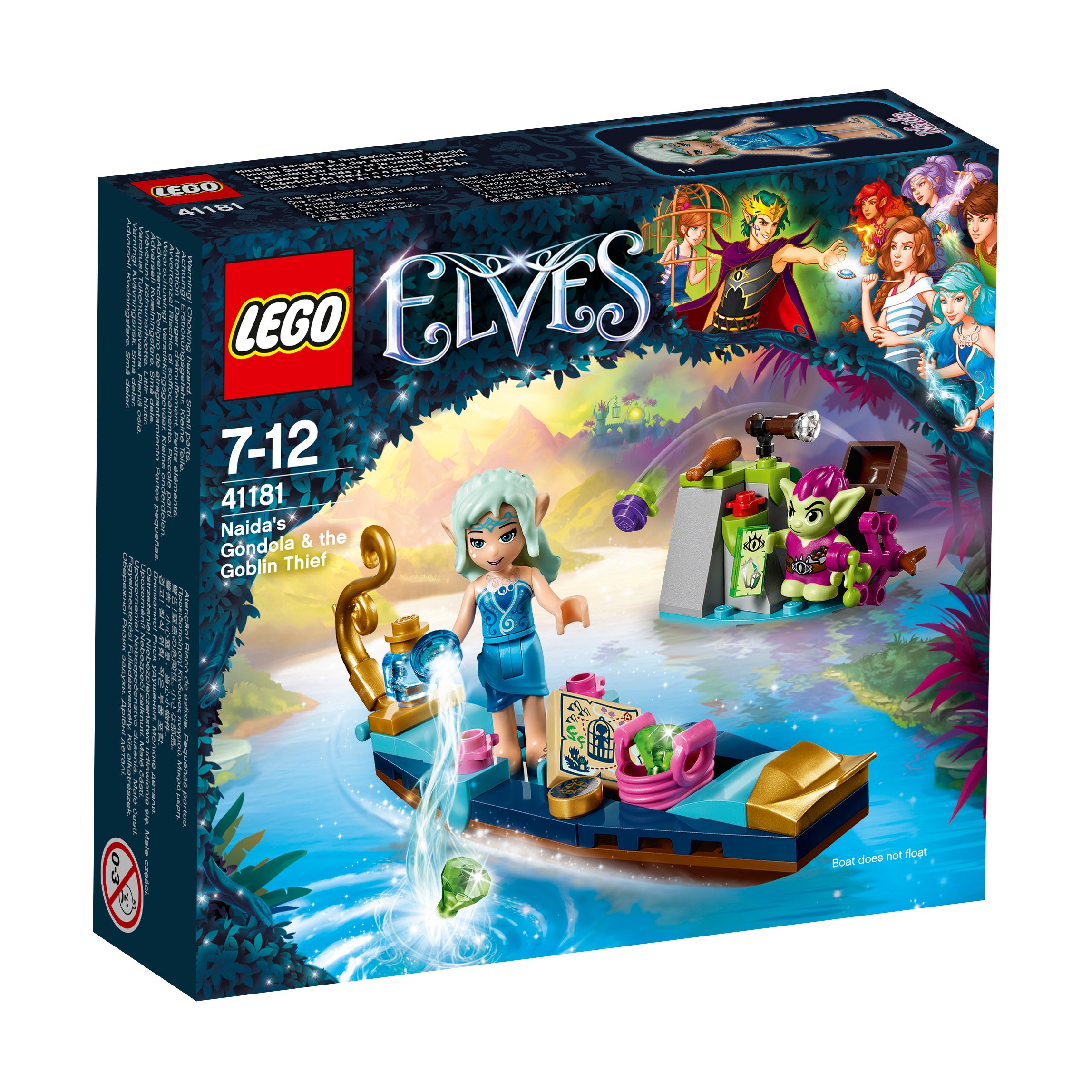 Lego Elves 41181 Gondola Naidy a Gobliní zloděj Nový Set Unikát