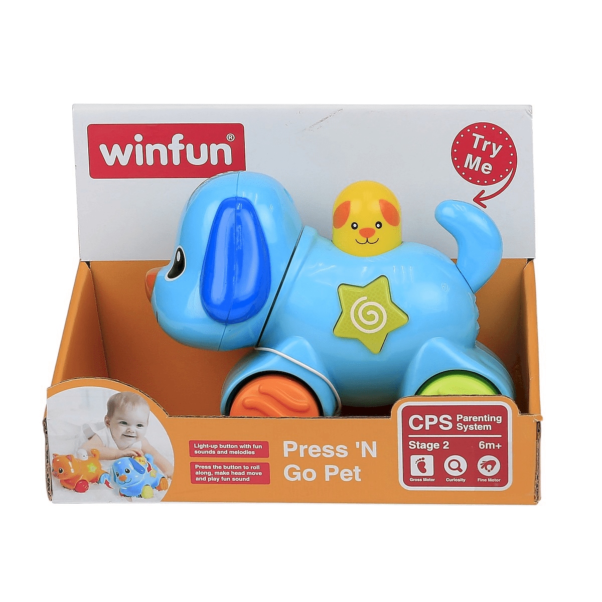 PIESEK NACIŚNIJ I JEDŹ SMILY PLAY INTERAKTYWNY DŹW Kod producenta 000705