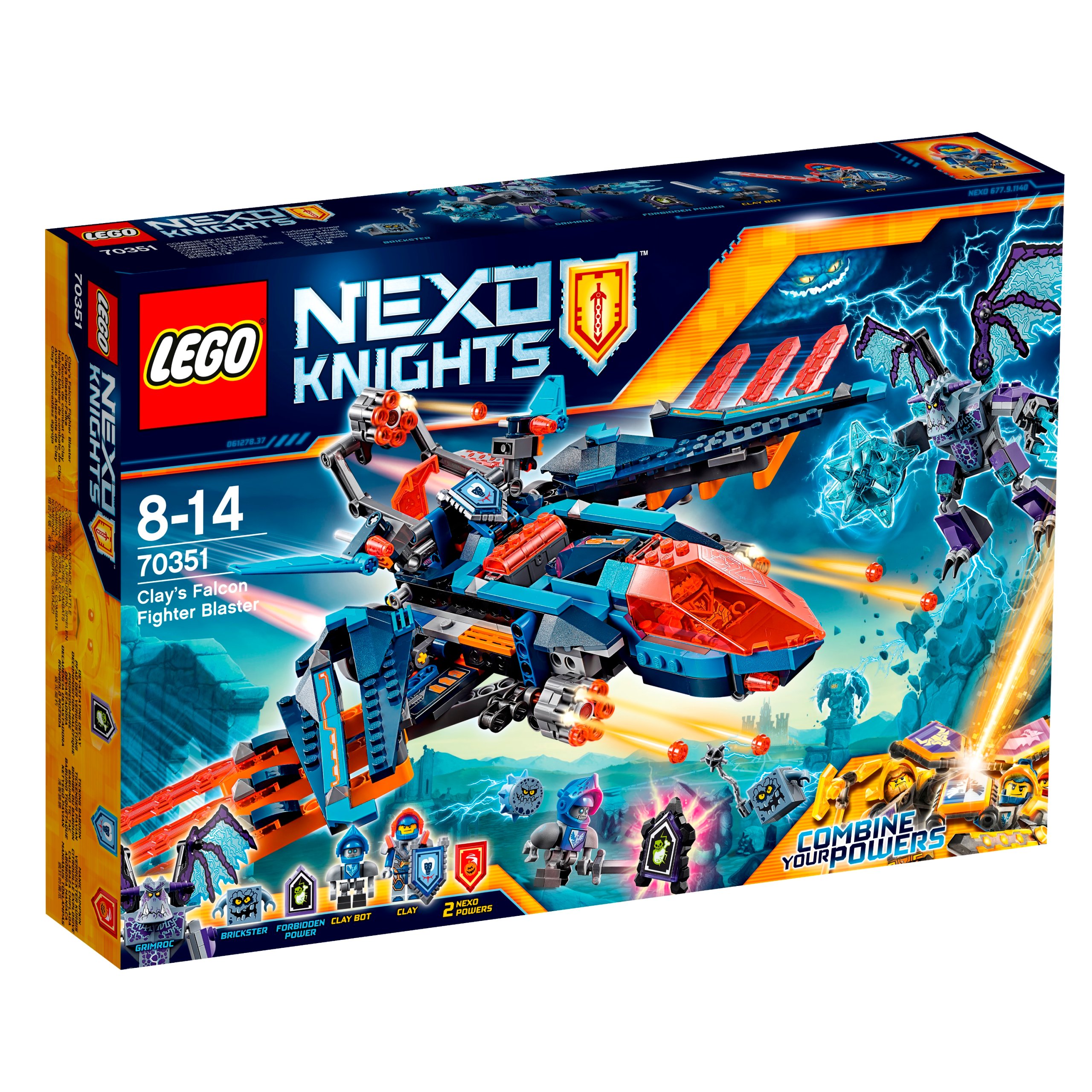 Lego 70351 Nexo Blasterowy myśliwiec Clay'a