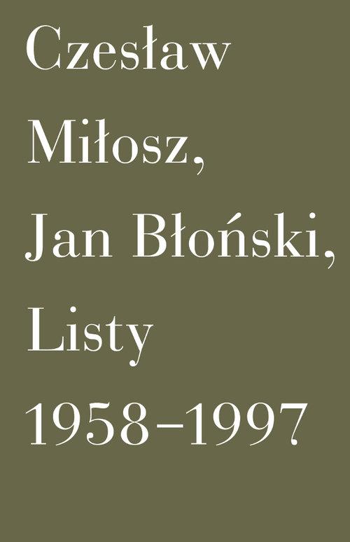 

Listy 1958-1997 Czesław Miłosz, Jan Błoński