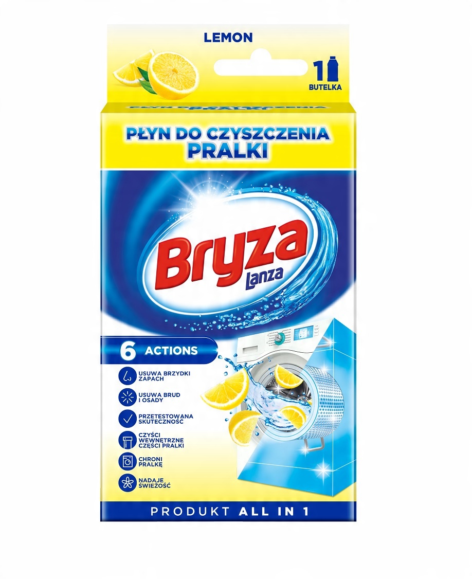 

Bryza płyn do czyszczenia pralki lemon 250ml