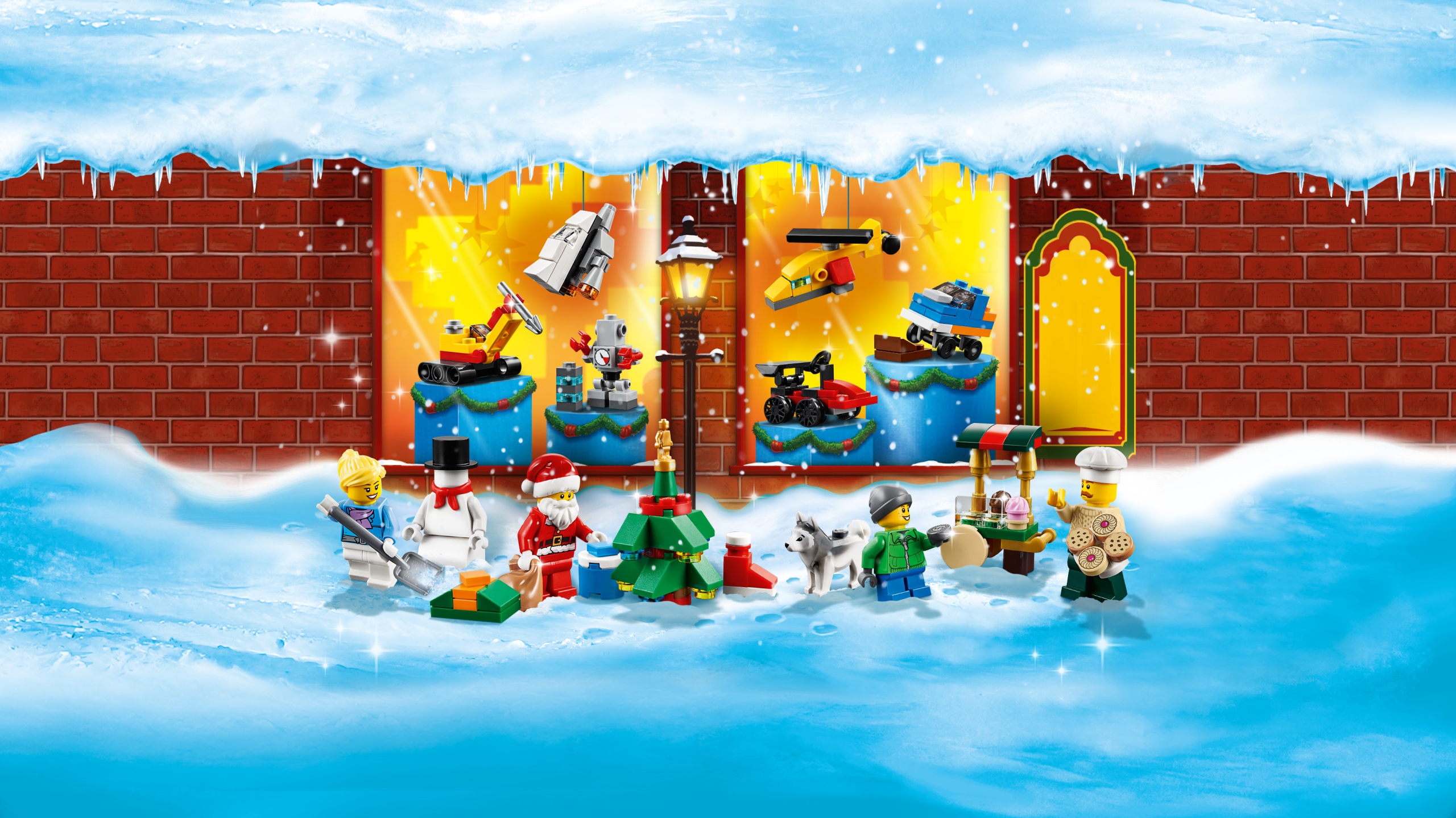Адвент-календарь LEGO City 60201, 313 деталей, 5 минифигурок и собака, от 5 лет — фото 3
