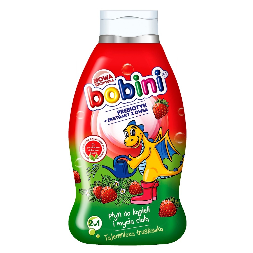 

Bobini Płyn do kąpieli i mycia ciała truskawka