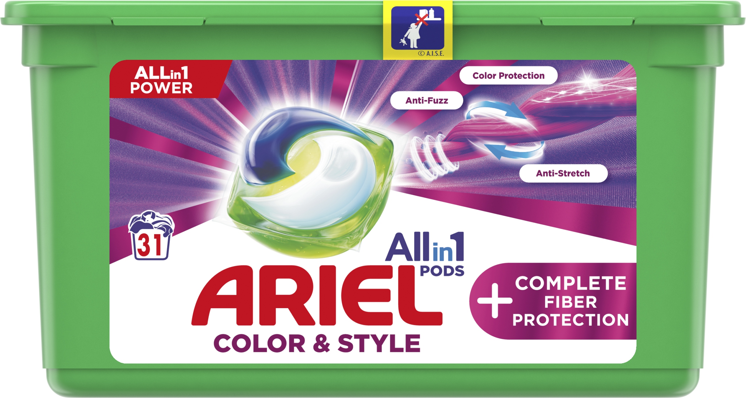 

Ariel Complete Kapsułki do prania 31 szt