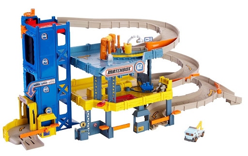 

Mattel Matchbox Duży Garaż Parking 4 Poziomy Cjm67