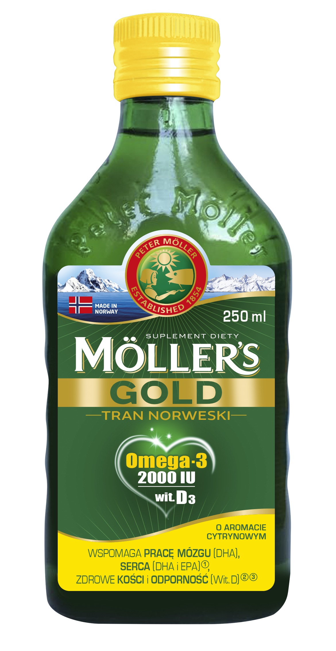 

Mollers Gold Tran Norweski Cytrynowy