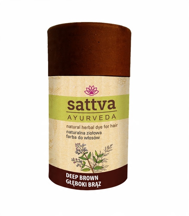 

Sattva Natural Herbal Dye for Hair DeepBrown farba