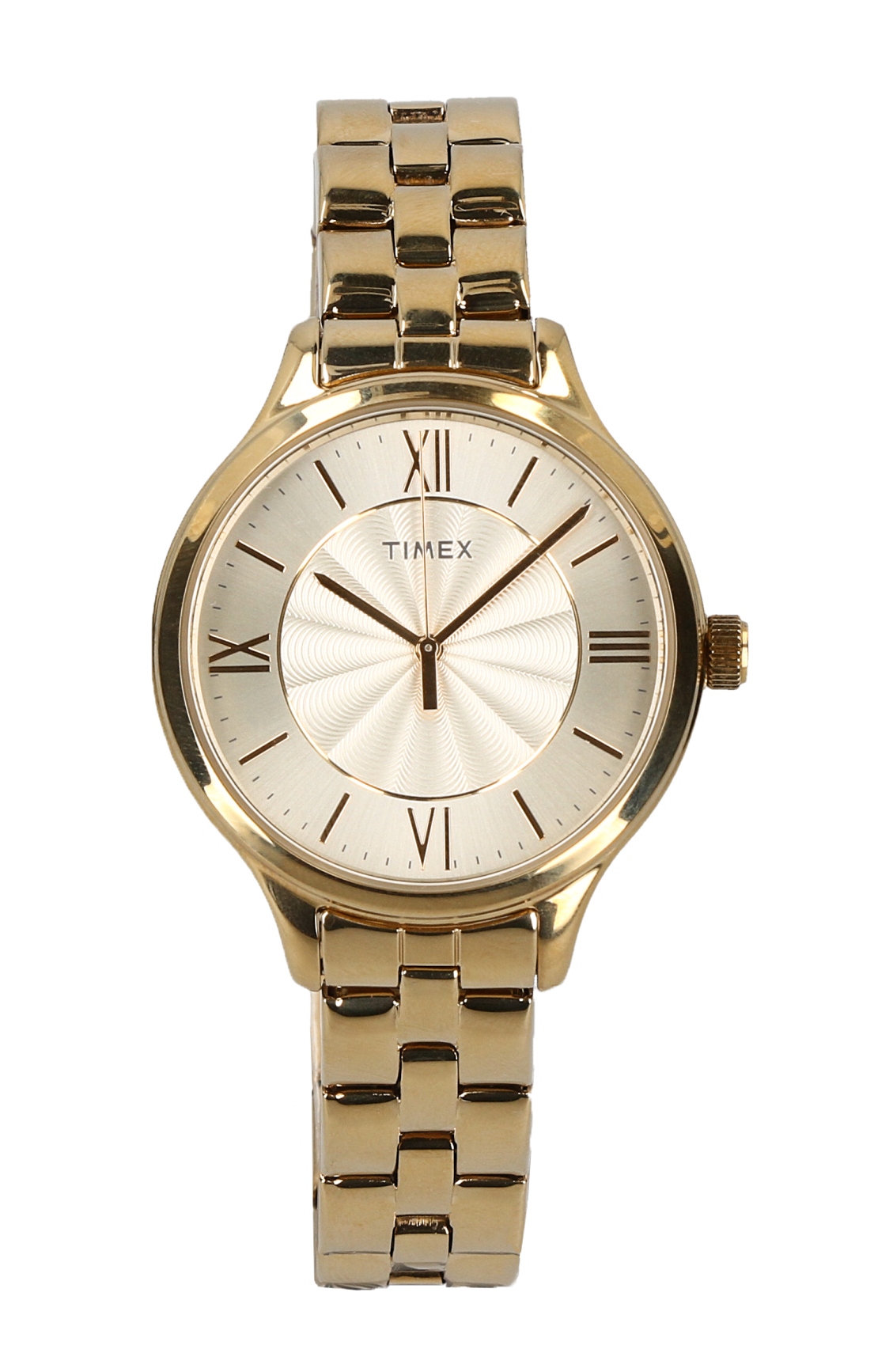 

Zegarek damski bransoleta złoty timex TW2R28100