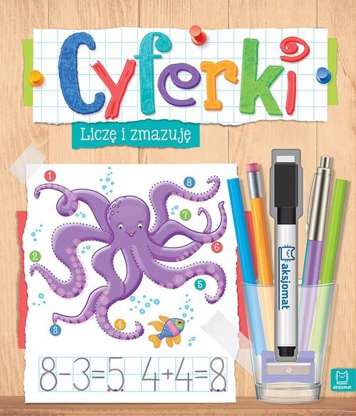 Cyferki Liczę i zmazuję Książeczka Piszę i zmazuję