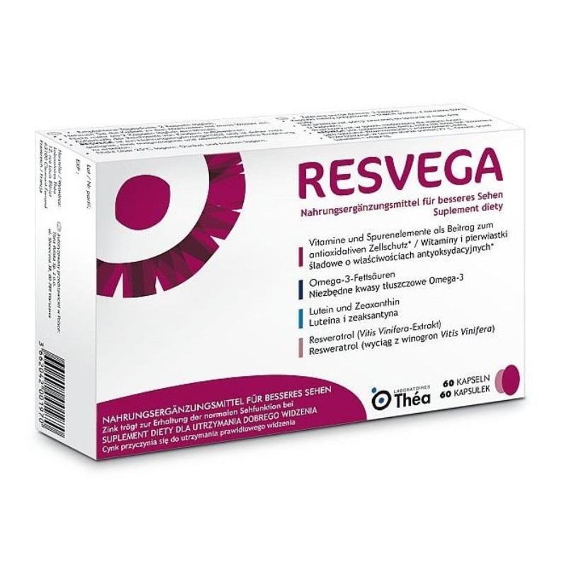 

Resvega utrzymanie prawidłowego widzenia 60 kap.