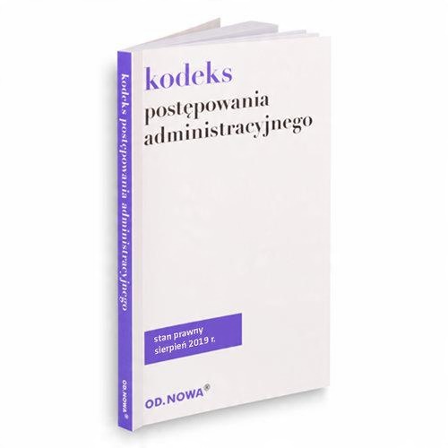 

Kodeks postępowania administracyjnego
