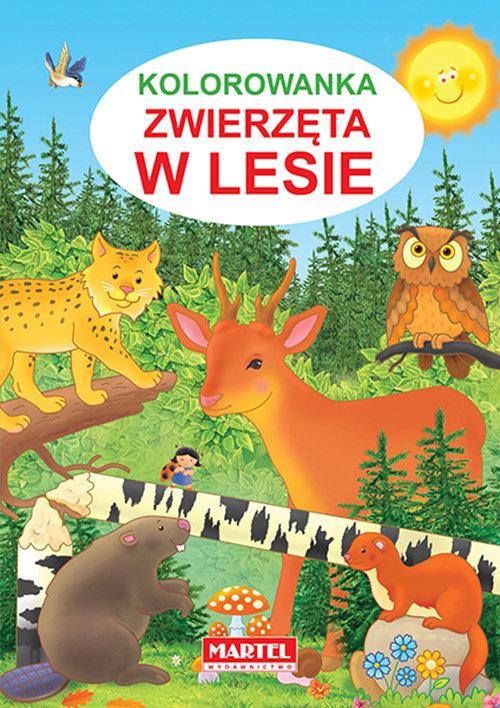 

Kolorowanka. Zwierzęta w lesie Martel
