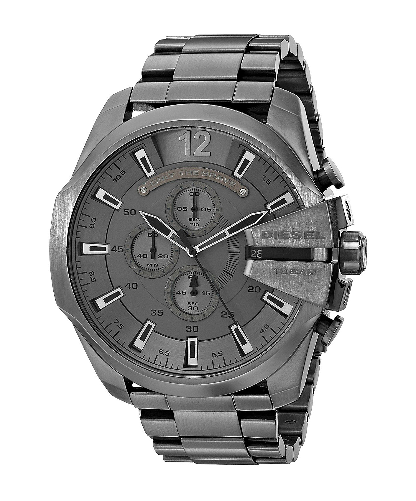 Diesel DZ4282 pánské hodinky Šedý řemínek Šedý ciferník 51 mm krabička