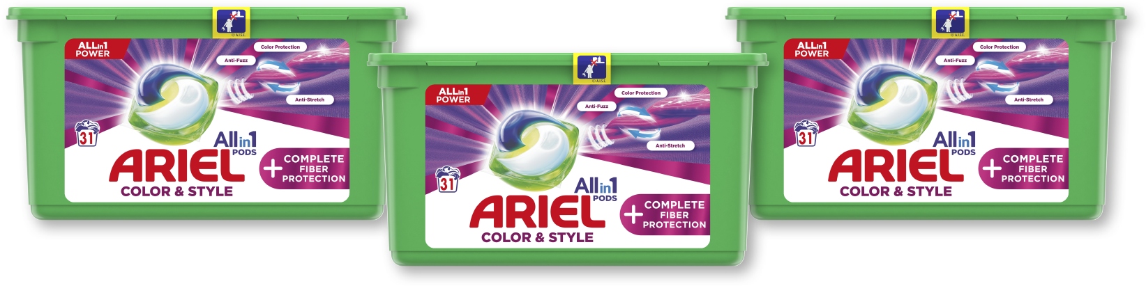 

Ariel Complete Kapsułki do prania 3x 31 szt