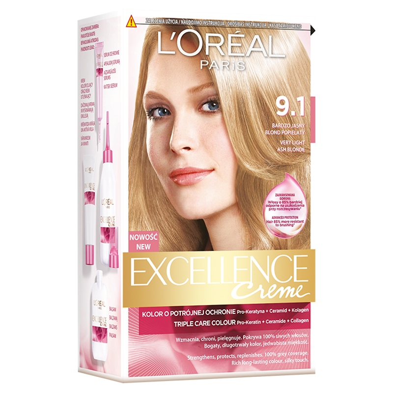 

L'Oreal Paris farba do włosów Excellence 9.1 blond