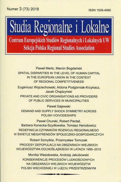 

Studia regionalne i lokalne Numer 3 (73) 2018