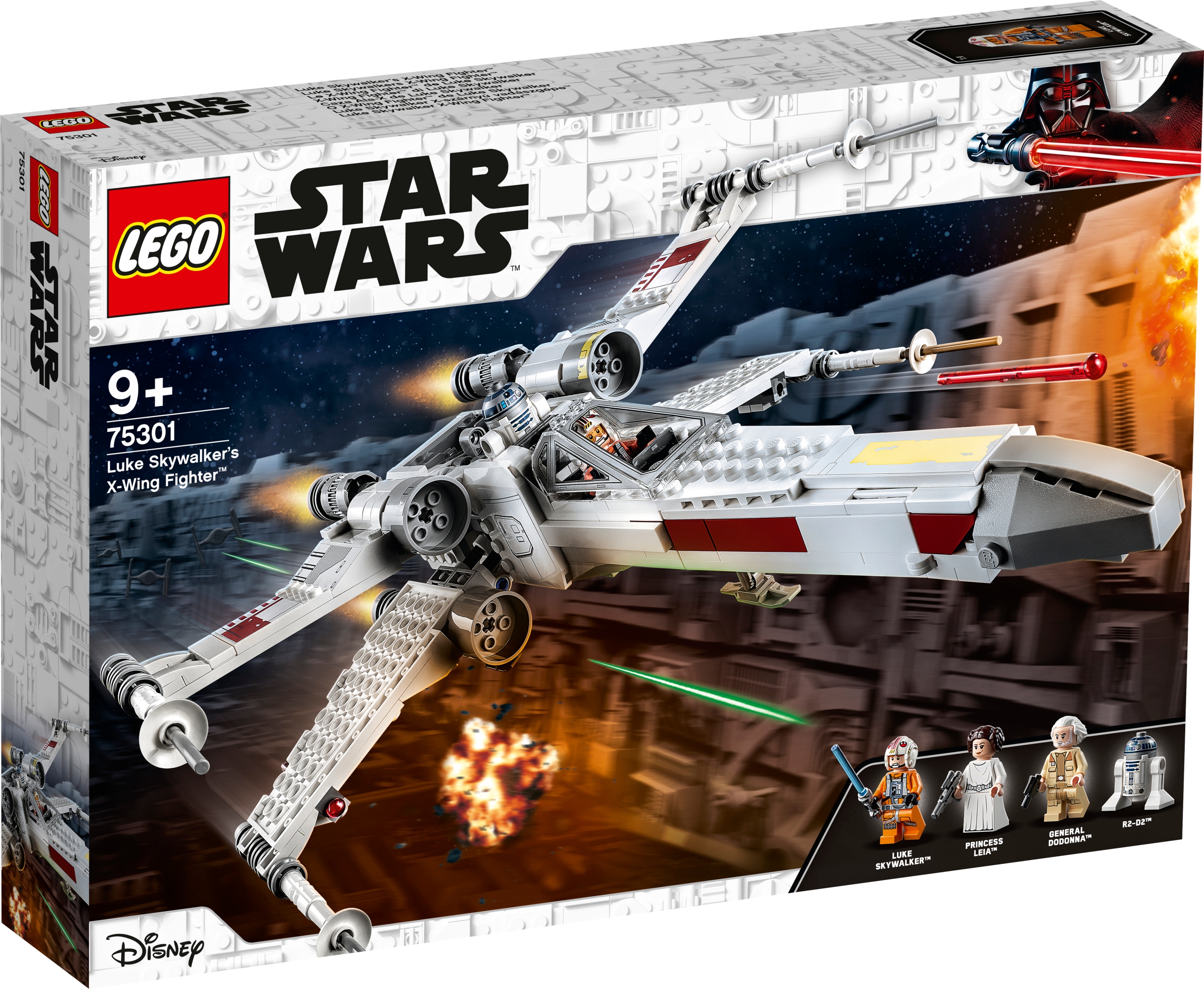 Lego Strar Wars Истребитель X-Wing Скайуокера 75301