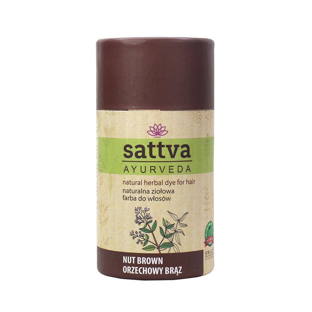 

Sattva Natural Herbal Dye for Hair Nut Brown farba