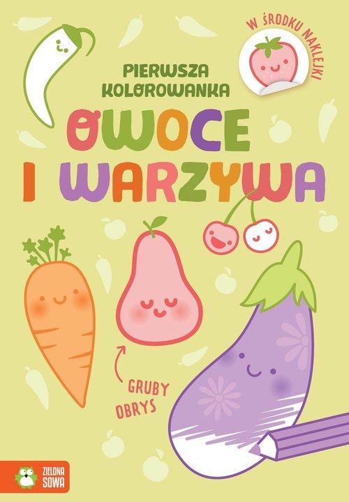 

Kolorowanka Z Grubym Obrysem Owoce I Warzywa 9727