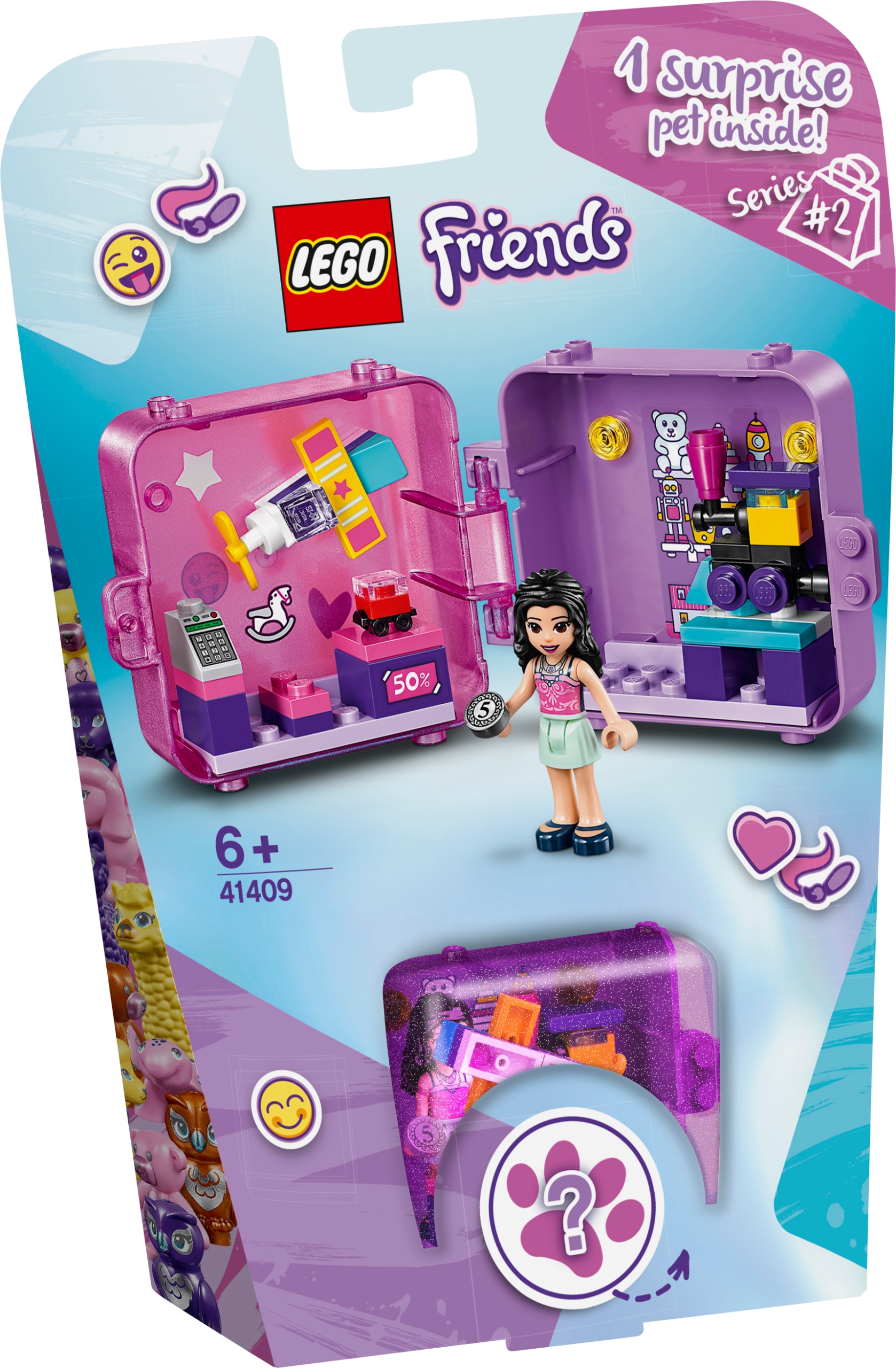 Lego Friends 41409 Kostka Emmy do zabawy w sklep