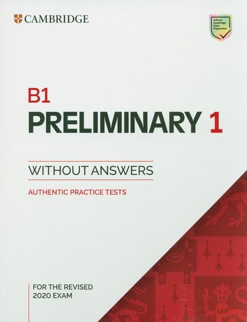 

B1 Preliminary 1 for the Revised 2020 Exam