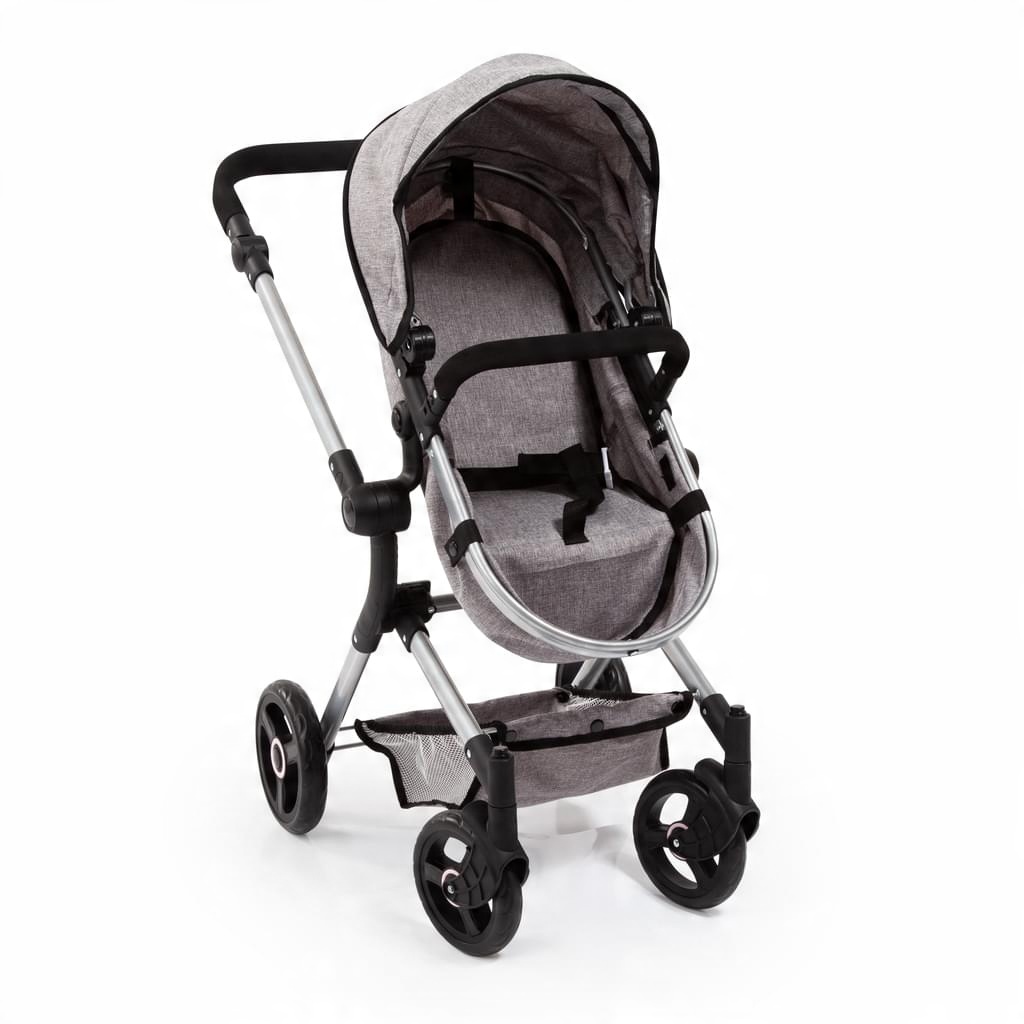 

Wózek dla lalek Bayer Design Neo Vario Combi szary