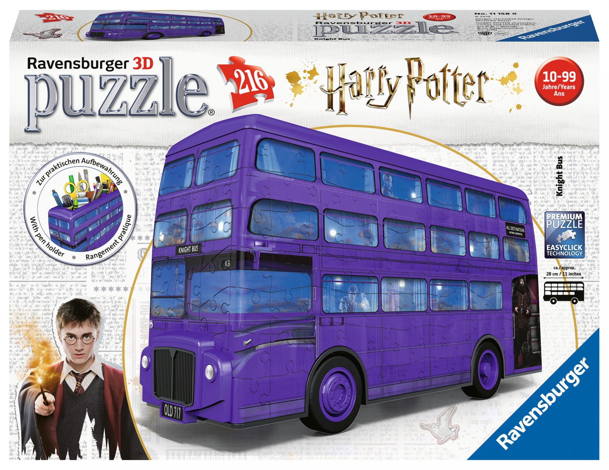 

Ravensburger Puzzle Harry Potter Błękitny autobus
