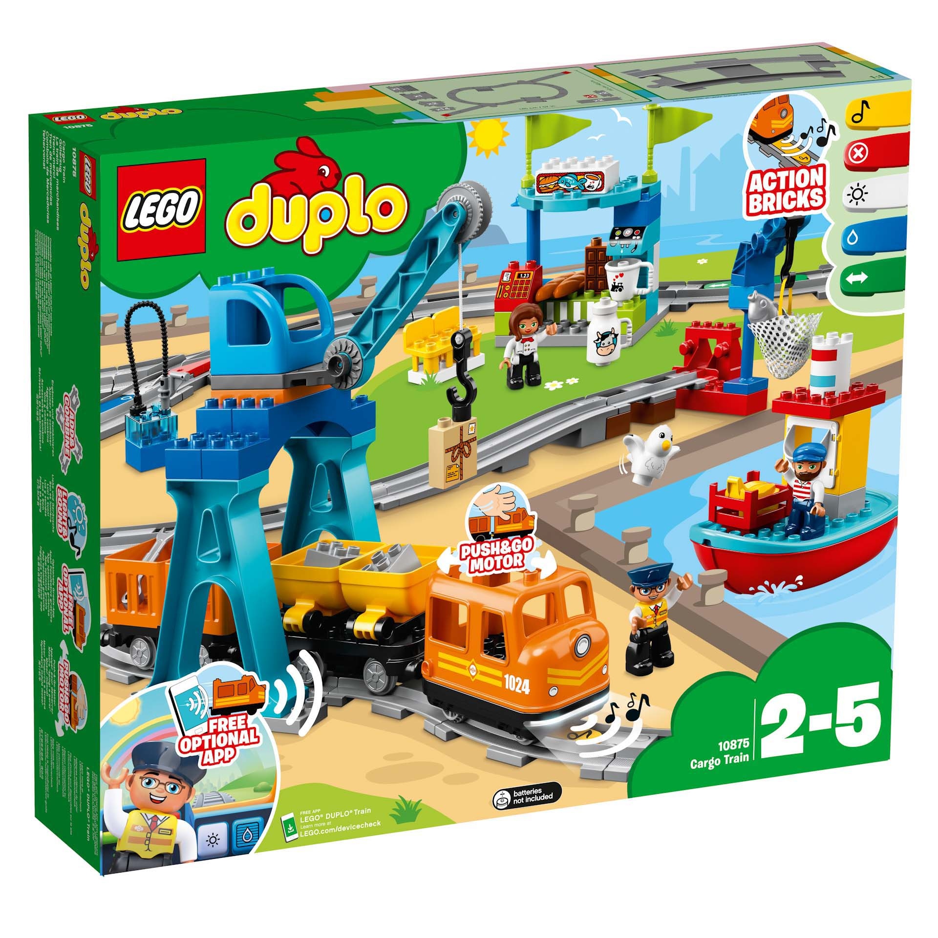 

Lego Duplo Pociąg towarowy 10875