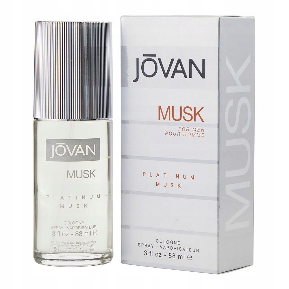 

Jovan Platinum Musk For Men 88ml Edc