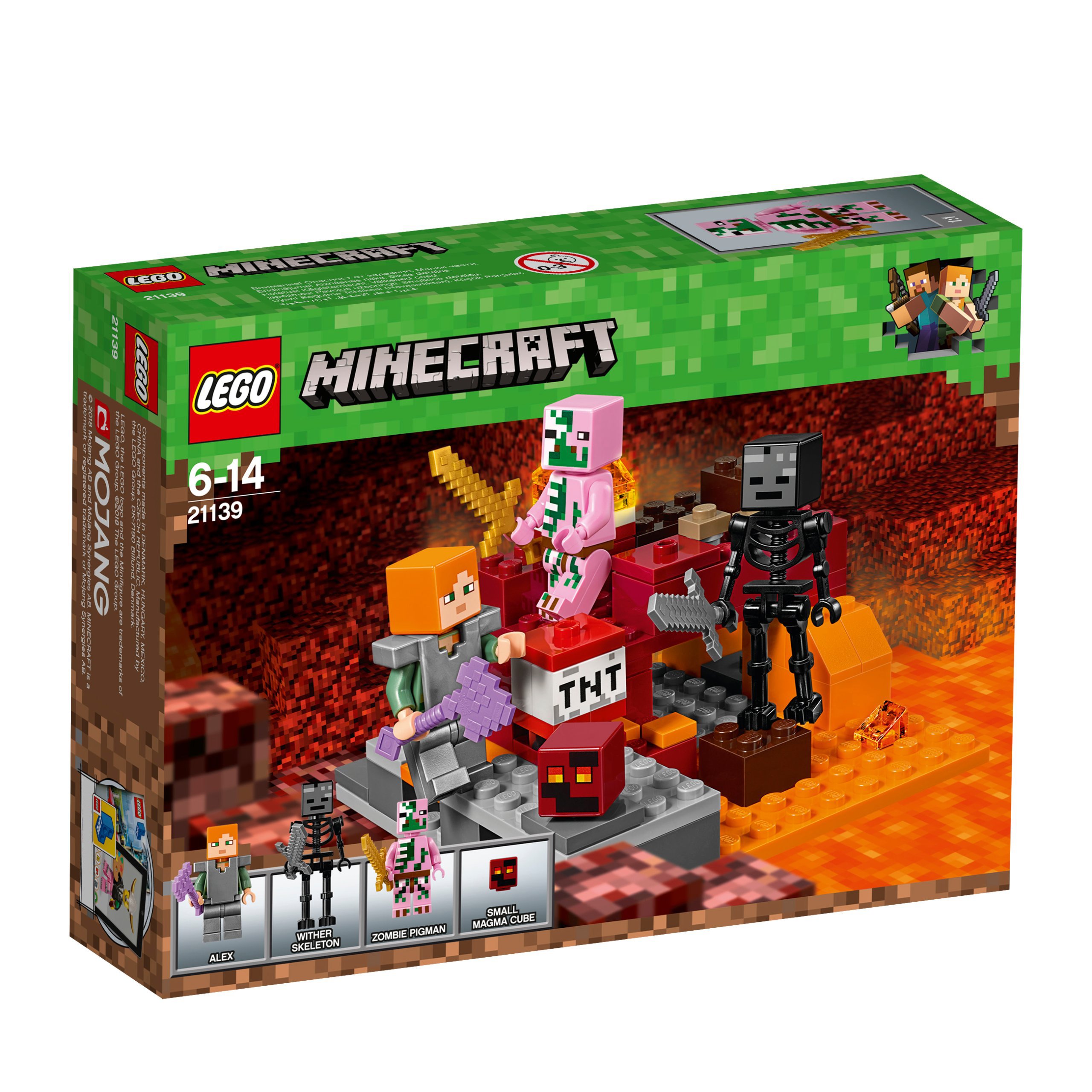 Lego Minecraft 21139 Walka W Netherze