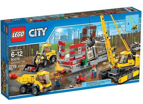 Lego City 60076 Demolice Stavba Nový set Bagr Sklápěč Jeřáb Unikát