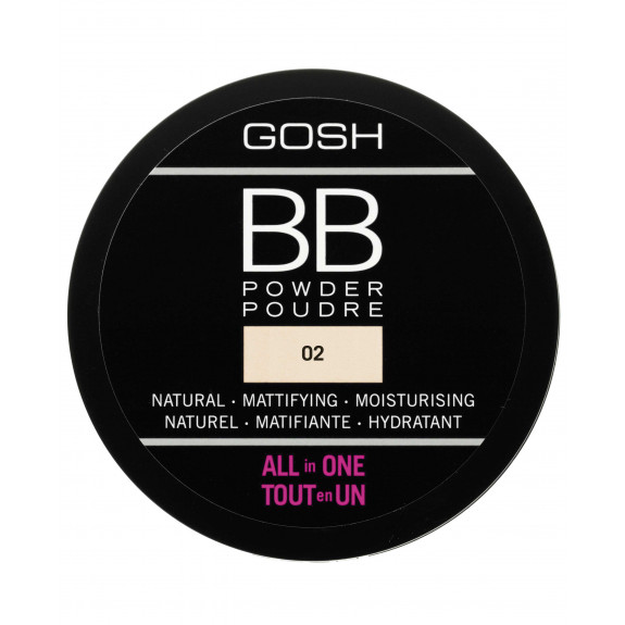 

Gosh Bb Powder puder prasowany do twarzy 02 Sand