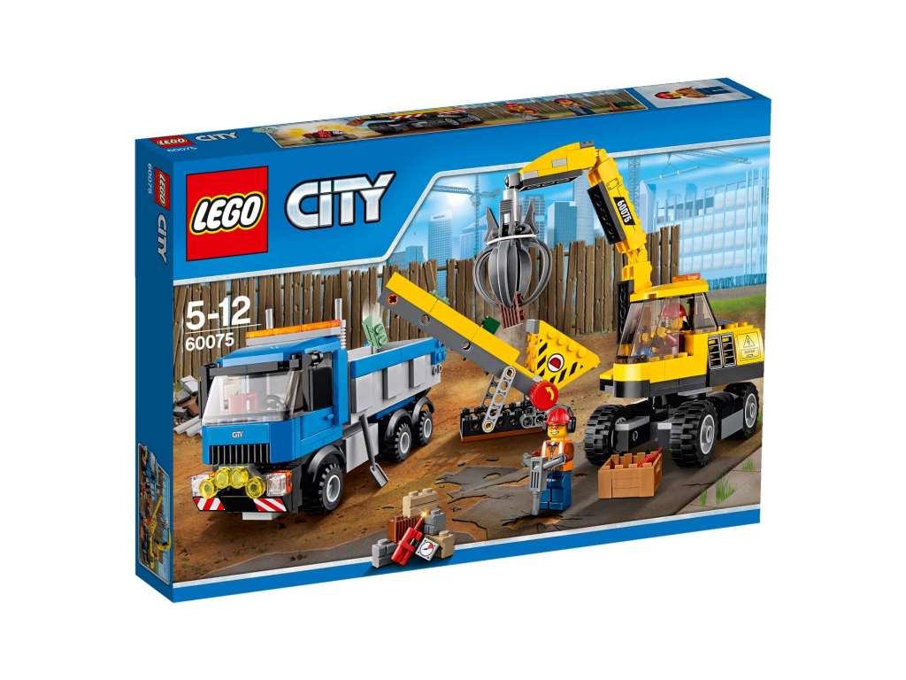 Lego City: 60075 Koparka i ciężarówka