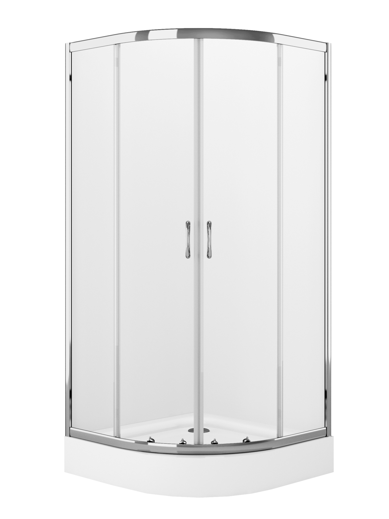 

Zestaw kabina+brodzik Veno półokragły 80 cm