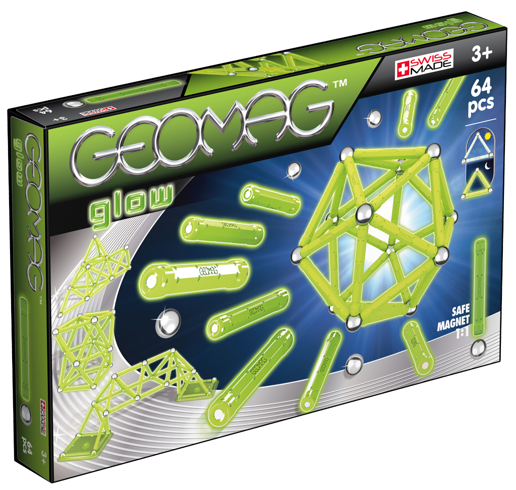 

Zabawka magnetyczna Glow 64 elementów Geomag