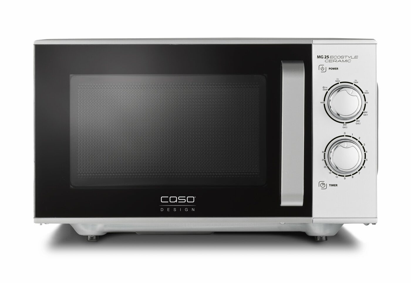 Caso Mg 25 Ecostyle Ceramic Kuchenka mikrofalowa wolnostojąca, 900W, 25L