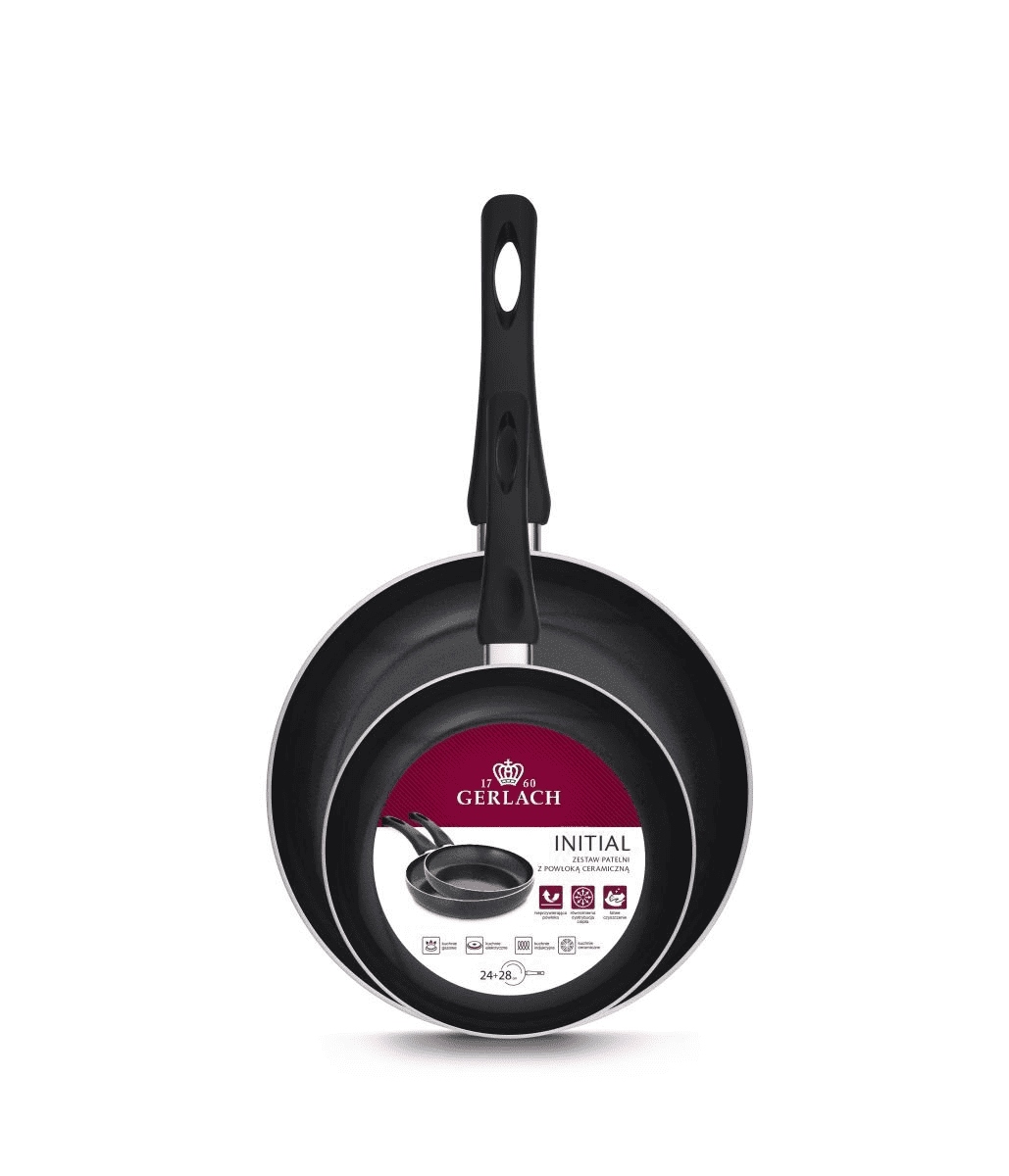 

Patelnia Gerlach Initial Zestaw 24 28 CM Indukcja