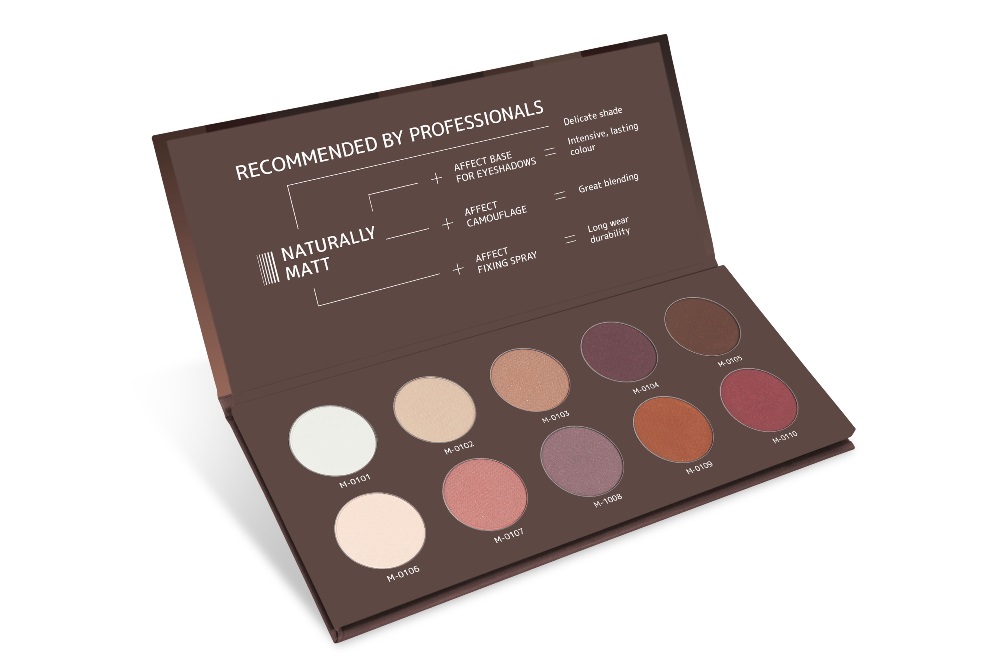

Paleta cieni Affect Naturally Matt
