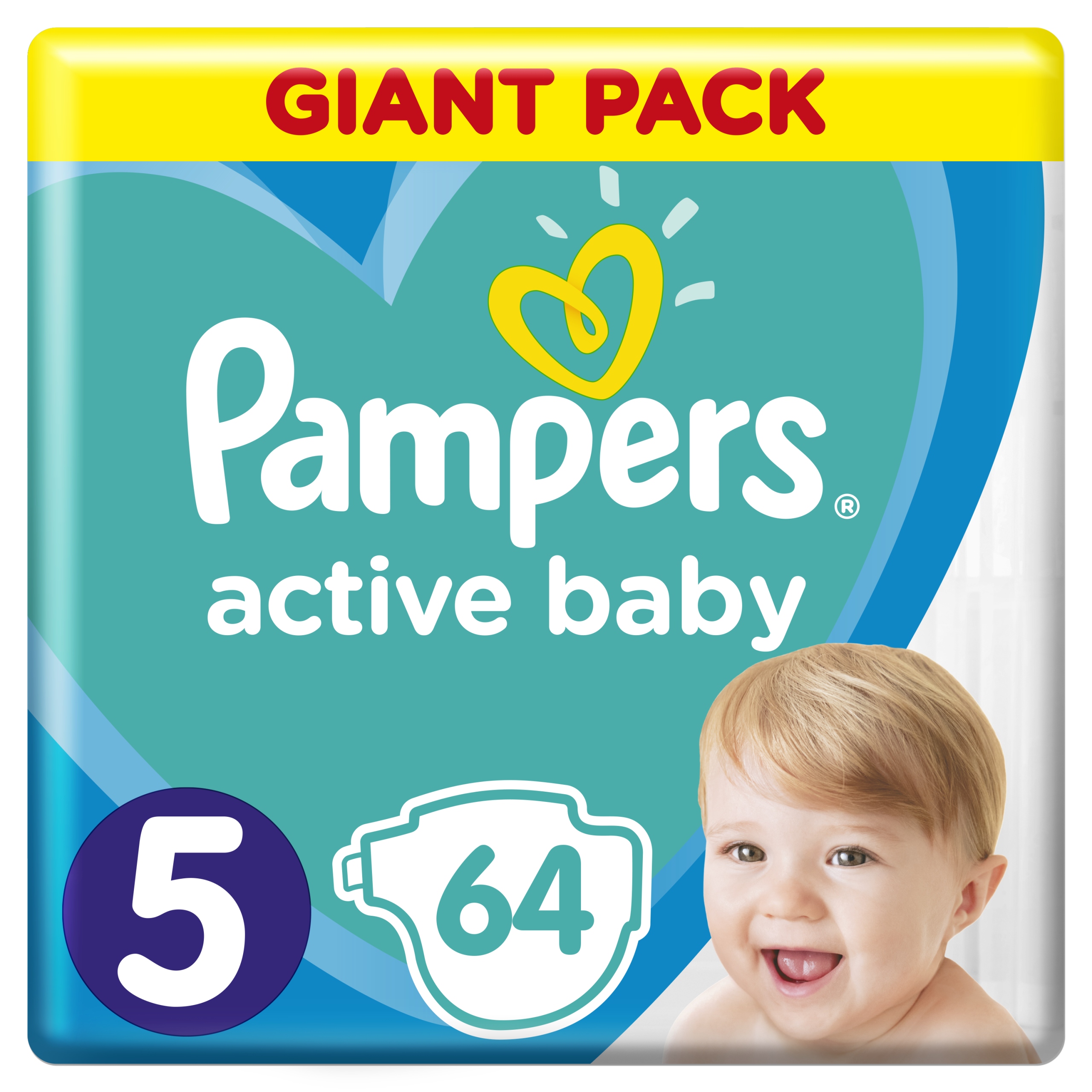 Pampers Pieluchy Active Baby 5 Junior 64 szt.