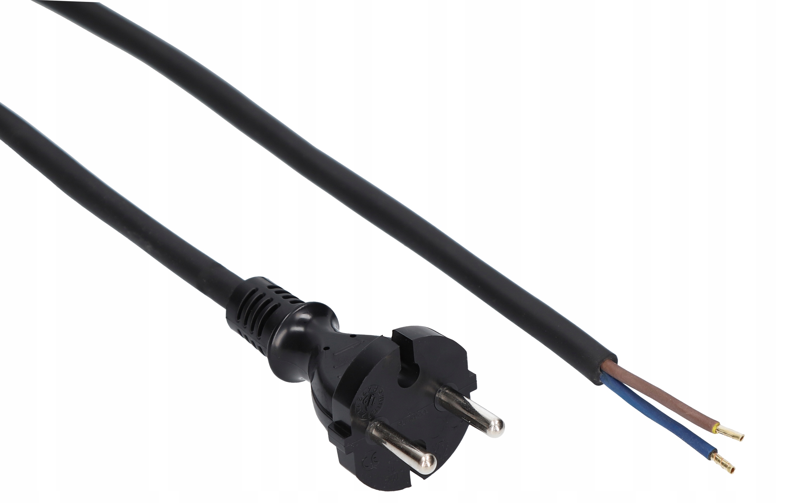

Przewód Kabel z wtyczką Guma 2x1,5 4m