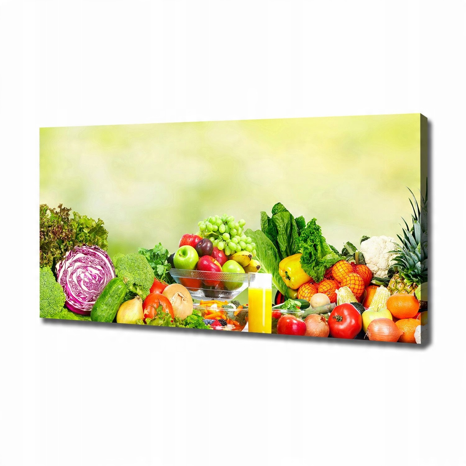 

Foto obraz na płótnie Warzywa i owoce 120x60 cm