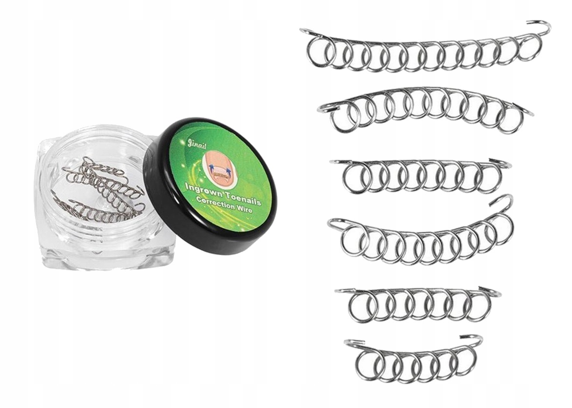 

Klamra Na Wrastajace Paznokcie Metalowe Sprężynki