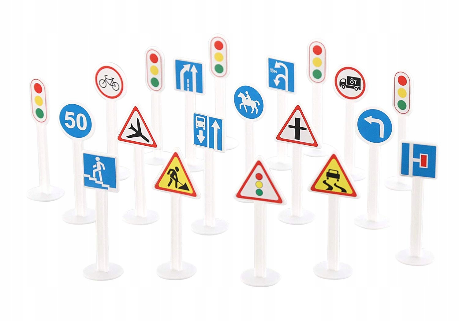 

Wader Zestaw znaków drogowych nr2 20el słupy