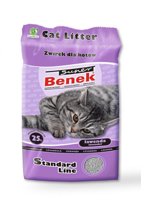 Super Benek Lavender 25L Наполнитель для кошачьего туалета Violet