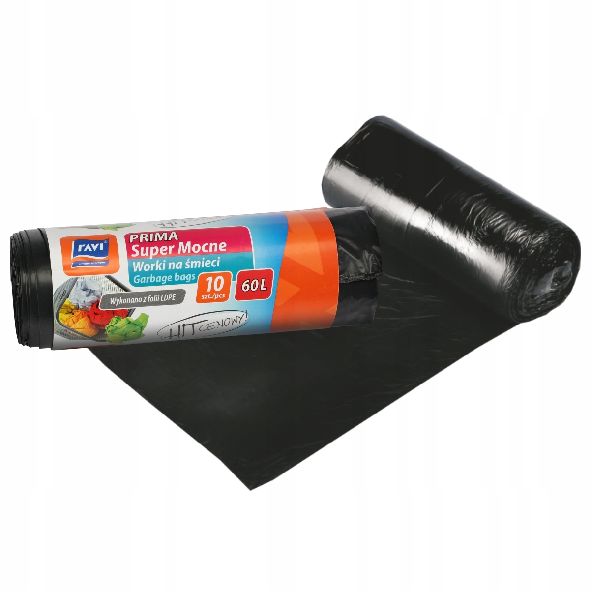 

Worki Na Śmieci Prima Ldpe 60 L 10 Szt.